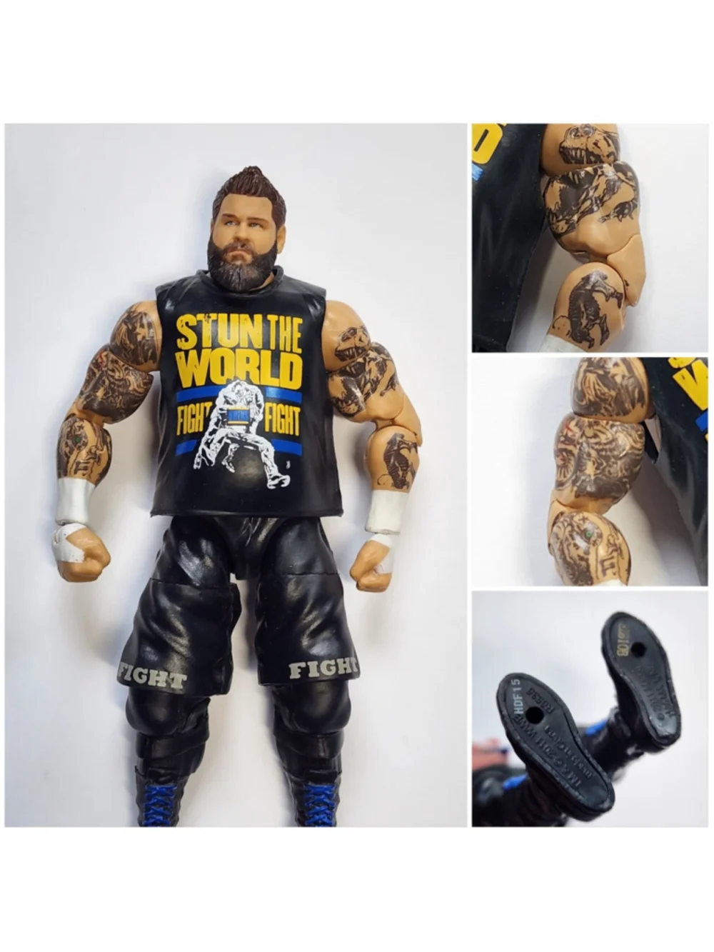 Mattel WWE Action Figure Lot Rhea Ripley Charlotte Flair Kevin Owens Shayna +